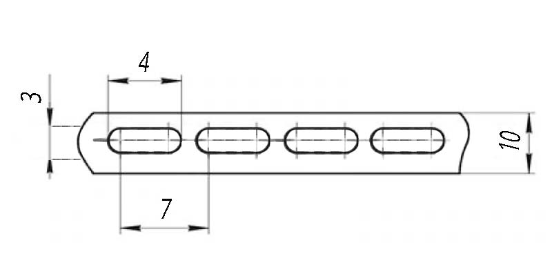 Габаритная схема - Лента монтажная ЛБ-10 (К-226)